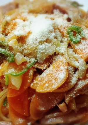 フライパンだけでナポリタン-レシピのメイン写真