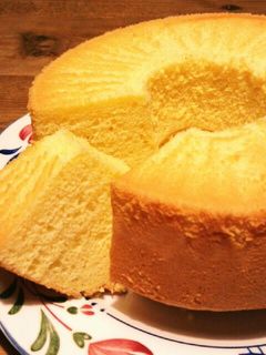 プレーンシフォンケーキ 18cm-レシピのメイン写真
