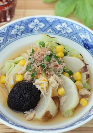 焼き野菜と貝柱の煮浸し-レシピのメイン写真