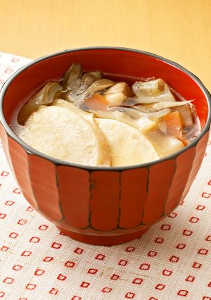 青森の郷土料理　せんべい汁-レシピのメイン写真