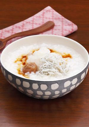 おろし梅がゆ-レシピのメイン写真