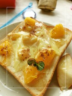 いよかん×柚子ジャムのチーズトースト-レシピのメイン写真