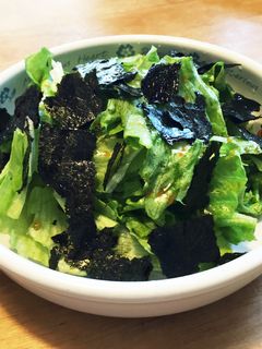 レタスと海苔の超簡単サラダ✿-レシピのメイン写真