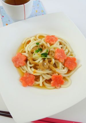 桜舞う✿うどん-レシピのメイン写真