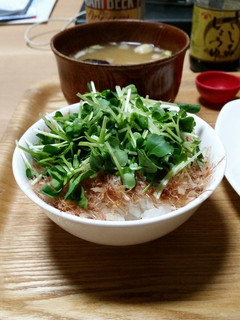 かいわれゴハン-レシピのメイン写真