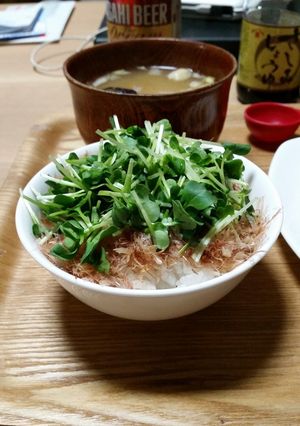 かいわれゴハン-レシピのメイン写真