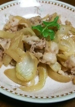 豚こまで作る生姜焼き-レシピのメイン写真