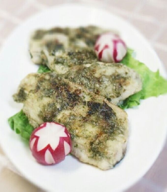 ★鯵の梅パセリ(大葉)焼き★-レシピのメイン写真