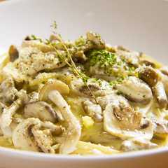 รูปของ MIXキノコのコク旨♪クリームパスタ❤