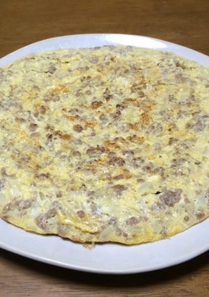 簡単厚焼きオムレツ-レシピのメイン写真