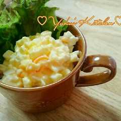 รูปของ 簡単コツあり♪朝食の定番おかず♪卵サラダ