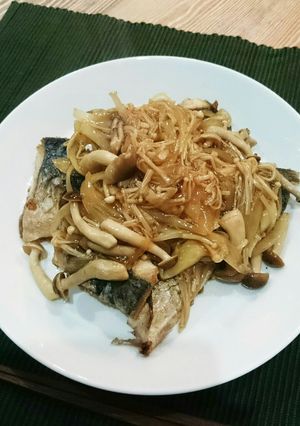 【フライパンで簡単】鯖のきのこあんかけ-レシピのメイン写真