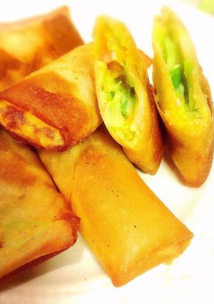 キャベツとチーズのクリーム春巻き-レシピのメイン写真