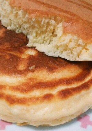 なんにも要らない！分厚いホットケーキ-レシピのメイン写真