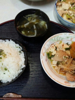 血管ダイエット699(無油麻婆定食)-レシピのメイン写真