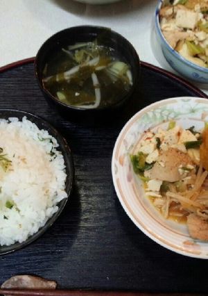 血管ダイエット699(無油麻婆定食)-レシピのメイン写真