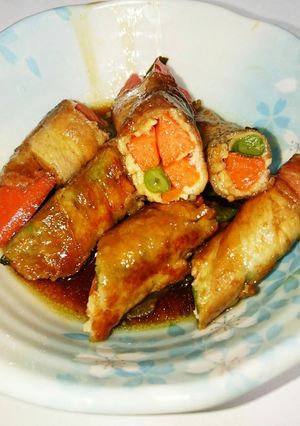 ❤豚肉の野菜巻き❤-レシピのメイン写真