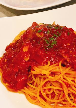 シンプル・トマトソースパスタ-レシピのメイン写真