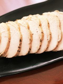 お箸で切れるやわらか鶏ハム-レシピのメイン写真