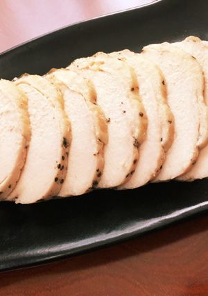 お箸で切れるやわらか鶏ハム-レシピのメイン写真