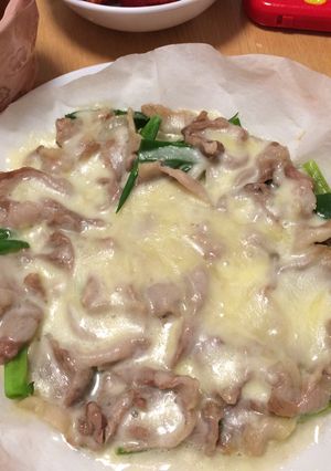 ネギ豚チーズ焼き-レシピのメイン写真