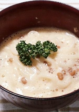 簡単!!ふわとろ納豆うどん♪-レシピのメイン写真