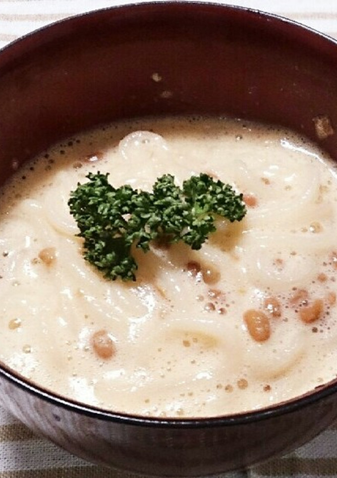 簡単!!ふわとろ納豆うどん♪-レシピのメイン写真