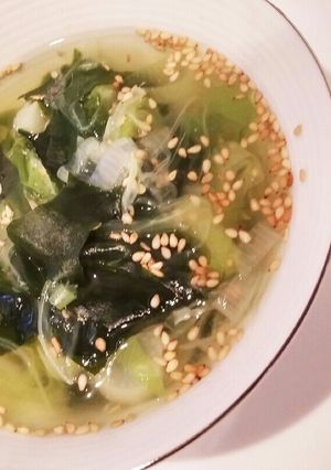 Wネギの旨味たっぷりわかめスープ-レシピのメイン写真