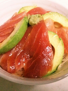 鮪の赤身de アボカド鉄火丼-レシピのメイン写真