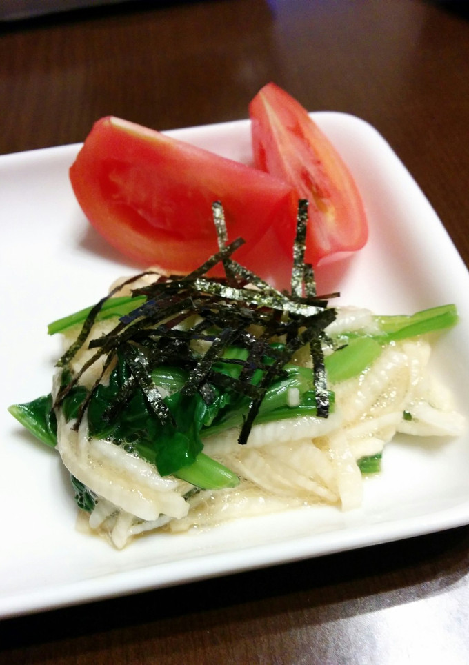 青菜と長芋のスピード和え物-レシピのメイン写真