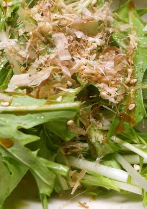 水菜のしょうがドレサラダ-レシピのメイン写真