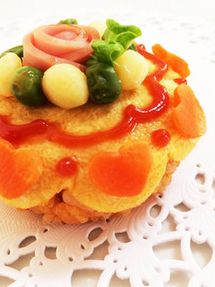 デコご飯♫オムライスケーキ♡-レシピのメイン写真