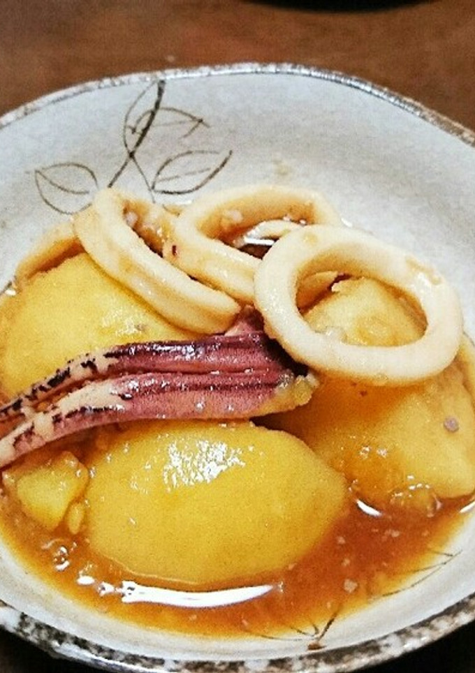 新漁いかと新じゃがいもの煮物-レシピのメイン写真