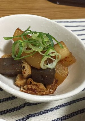 大根とこんにゃくのピリ辛炒め-レシピのメイン写真