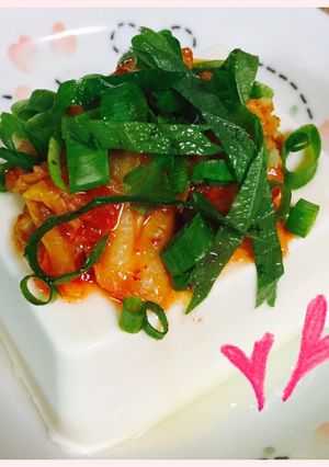 居酒屋風♡キムチ冷奴-レシピのメイン写真