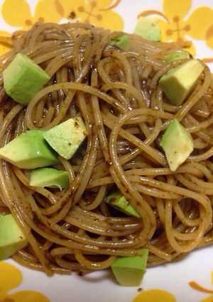 海苔の佃煮とアボカドのスパゲティ-レシピのメイン写真