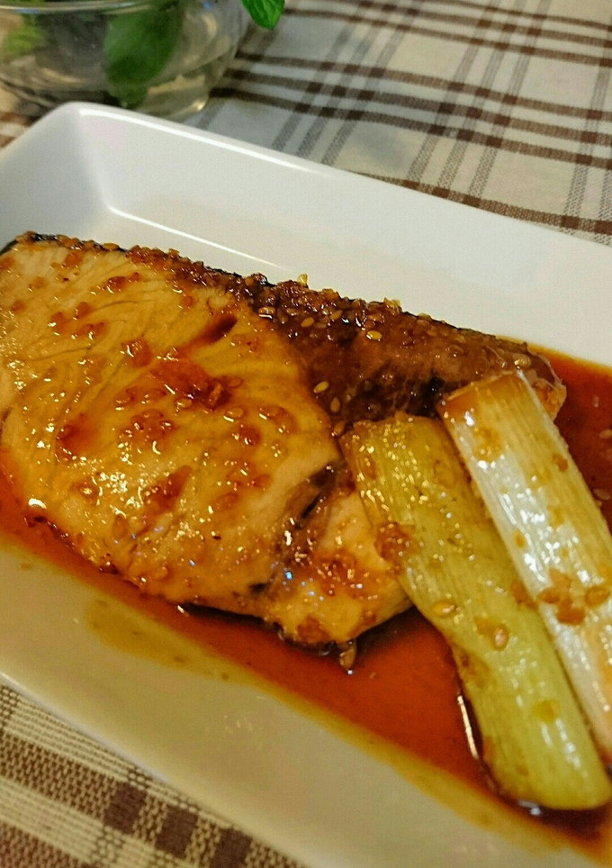 簡単！美味しい～ぶりの胡麻てりやき～♥-レシピのメイン写真
