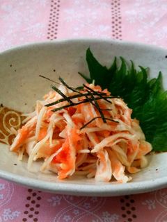 鶏肉とえのきのタラコあえ-レシピのメイン写真