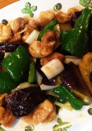 ご飯進みます！鶏肉と茄子のオイスター炒め-レシピのメイン写真