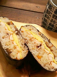 ちらし鮨+おにぎらず=ちらしおにぎら寿司-レシピのメイン写真