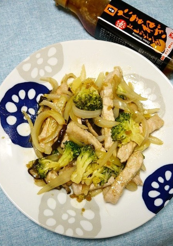 簡単！豚ロースと野菜の黒酢生姜焼き-レシピのメイン写真