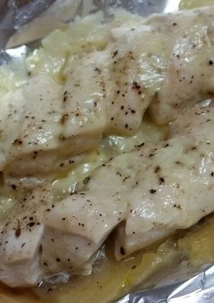 鶏ささみのチーズホイル焼き-レシピのメイン写真