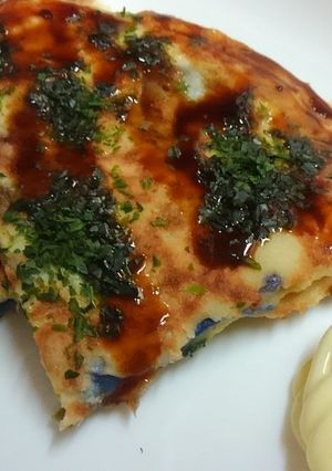 納豆お好み焼きに山海ぶし-レシピのメイン写真