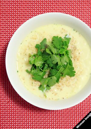 豆乳パクチー塩ラーメン-レシピのメイン写真