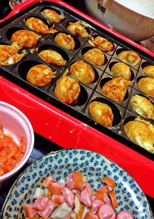 小麦粉で簡単に作れるたこ焼き♡-レシピのメイン写真