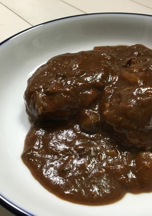 煮込みハンバーグ-レシピのメイン写真