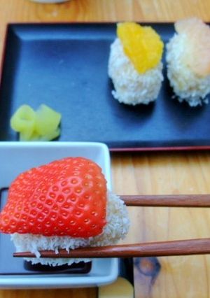 握りずしみたいなケーキ-レシピのメイン写真