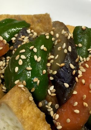 簡単‼厚揚げと野菜の味噌炒め-レシピのメイン写真