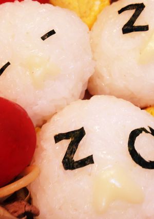 超簡単☆ZAQ（ざっくぅ）おにぎり弁当-レシピのメイン写真