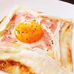 おしゃれ朝食 シンプルなガレット♪-レシピのメイン写真